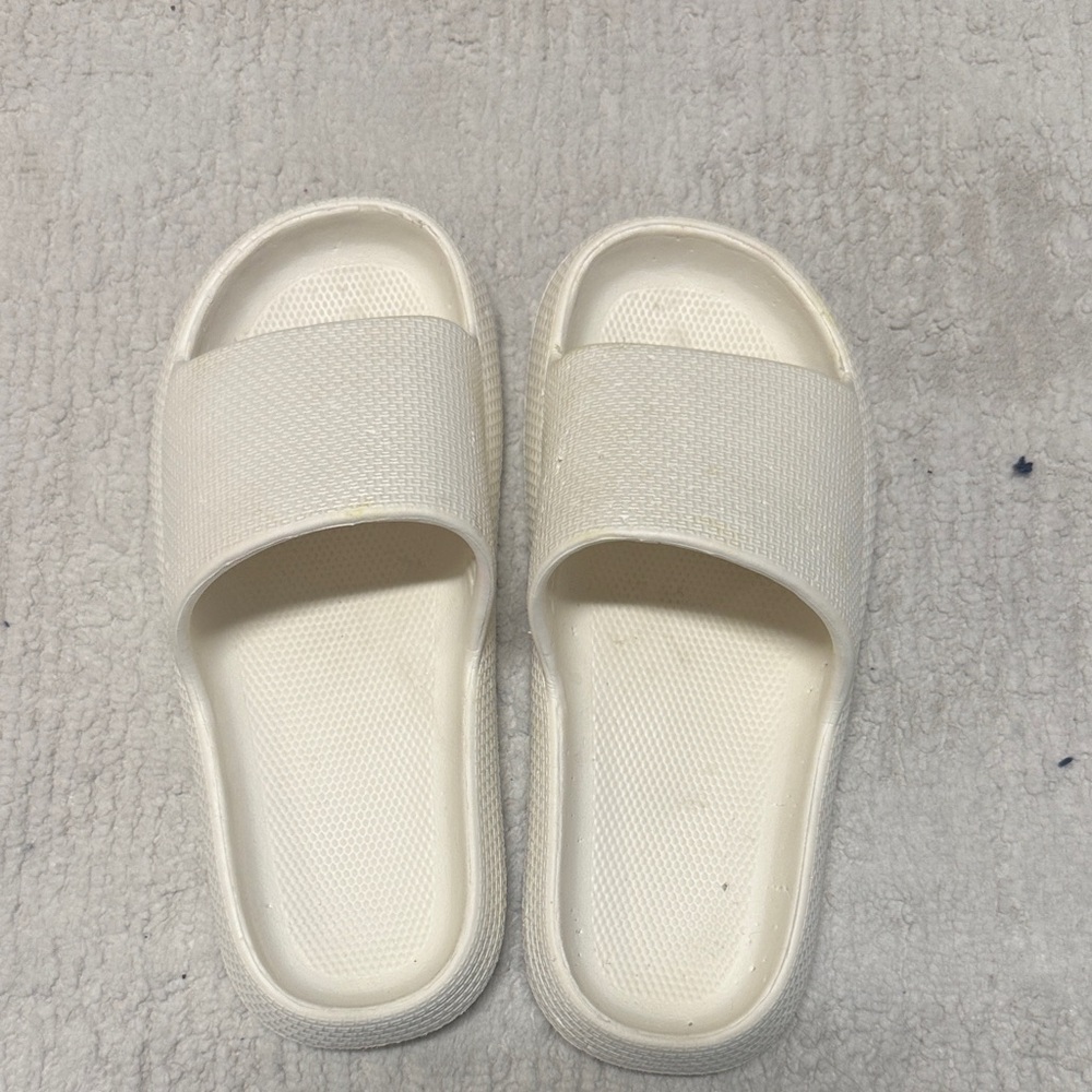 Target White Slide Sandals
